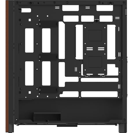 Thermaltake s370 ws midi tower behuizing (zwart | 2x usb-a | 1x usb-c | tempered glass)