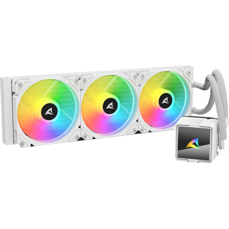 Refroidissement par eau Sharkoon s60 argb (blanc, pwm 4 broches)