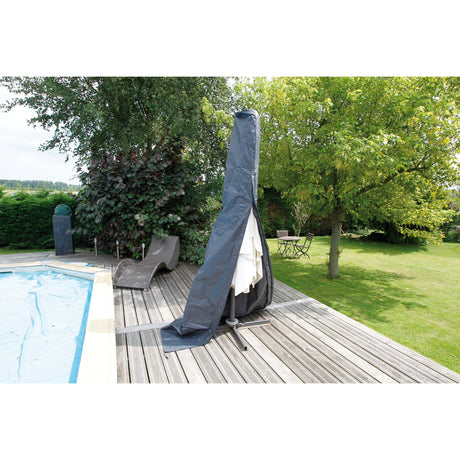 Couverture de meubles de jardin nature pour le parasol debout (petit)