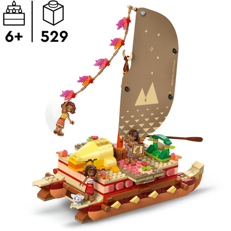 Lego Disney Princess 43270 Le canoë d'aventure de Vaiana