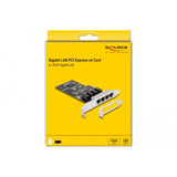Dellock Dellock PCI Express X4 Card 4 x RJ45 Gigabit LAN