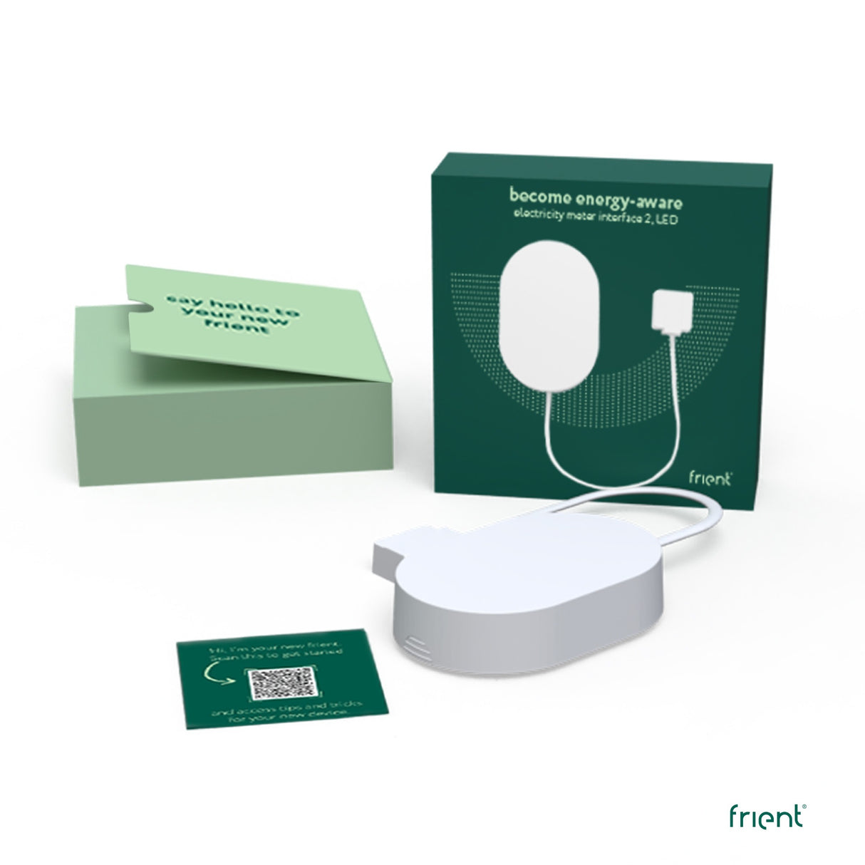 Interface de compteur électrique Ty Frient 2, économie d'énergie LED (blanc, zigbee 3.0)