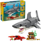 Jouet de construction Lego Requin féroce avec coffre au trésor (31381)