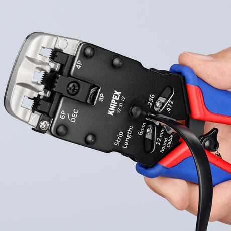 Knipex Krimpang pour les plugs occidentaux 975112