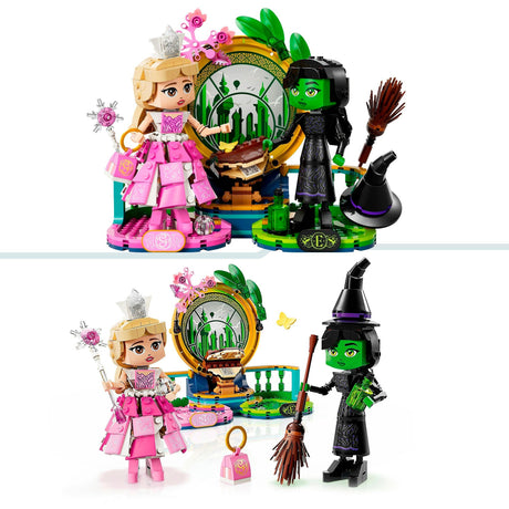 Lego 75682 figurines méchantes Elphaba et Glinda