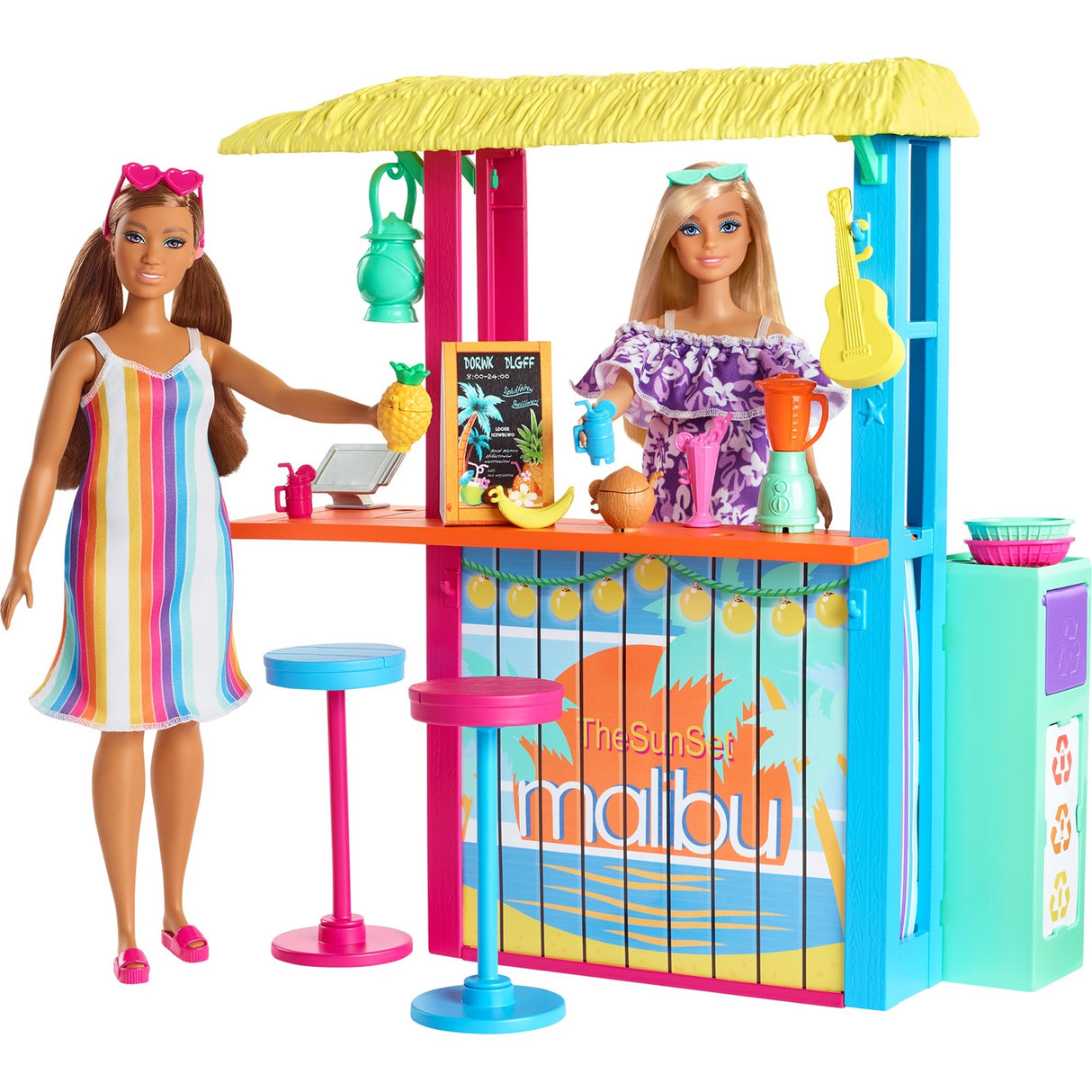 Mattel aime la cabane de la plage de l'océan