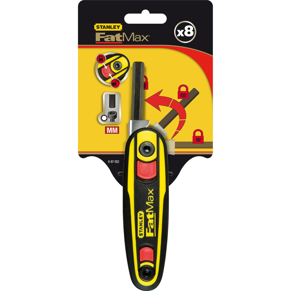 Jeu de clés à broches verrouillables Stanley Fatmax