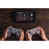Manette de jeu Bluetooth 8bitdo pro 3 (gris clair rouge, switch 1 2, PC, Android, USB Bluetooth 2,4 GHz)