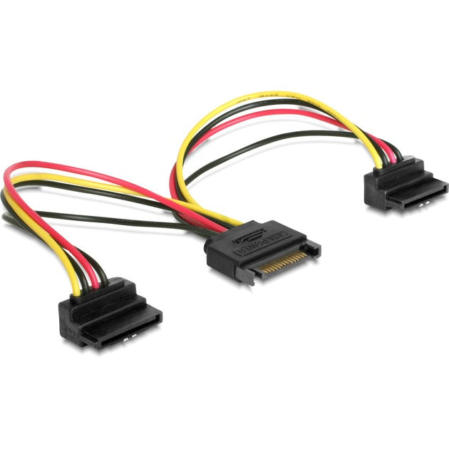Delock Câble répartiteur de connecteur d'alimentation SATA > 2x SATA 15 broches (0,15 mètres)