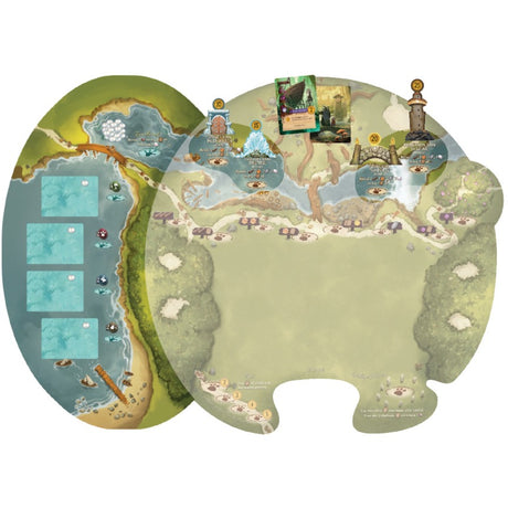 White goblin games everdell : jeu de société Pearlbrook (néerlandais, extension, 1 à 4 joueurs, 60 minutes, à partir de 10 ans)
