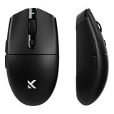 Souris de jeu sans fil Mchose G3 (noire, jusqu'à 12 000 dpi, Bluetooth USB-C 2,4 GHz)