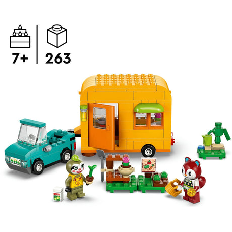 Lego animal traversant 77054 caravane et magasin de jardinage de Leifs