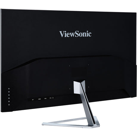 Viewsonic vx3276-mhd-3 31.5 monitor (zwart (mat) zilver, 1x hdmi, 1x displayport, vga, audio)