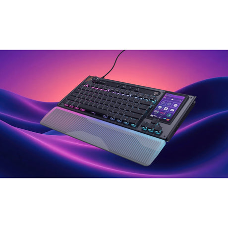 Turtle beach command series kb7-toetsenbord (zwart, us lay-out (qwerty), 80% (tkl), rgb, double shot pbt)