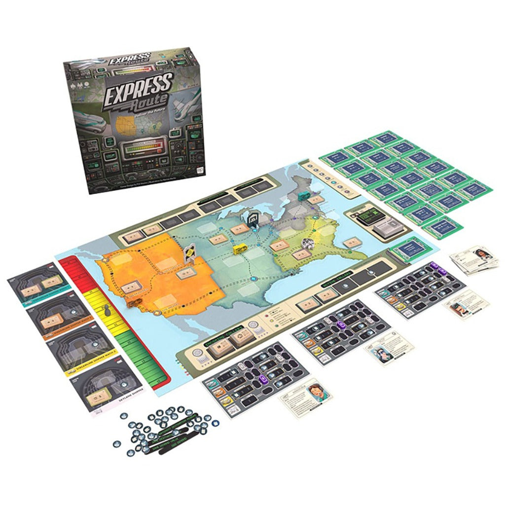 Jeu de société European Player Network Express Route (anglais, 1 à 4 joueurs, 60 minutes, à partir de 10 ans)