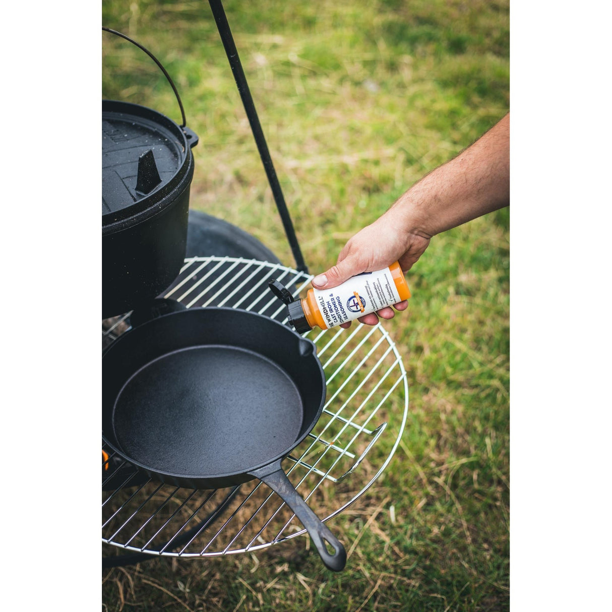 Huile conditionnante pour fonte assaisonnement moulin à vent (250 ml)