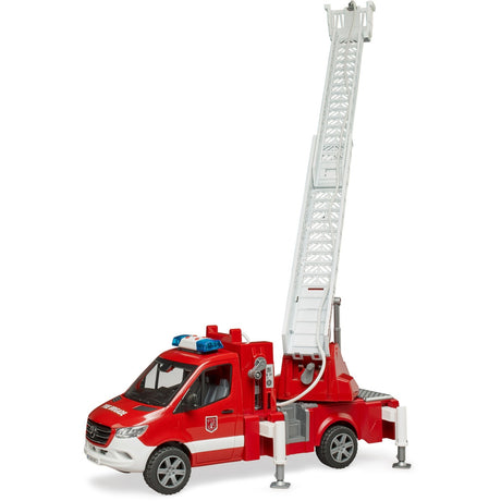 Camion de pompiers Bruder avec échelle et pompe à eau + lumière et son