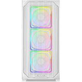 Boîtier tour midi Sharkoon ak5m rgb (blanc | 2x usb-a | 1x usb-c | rgb | verre trempé)