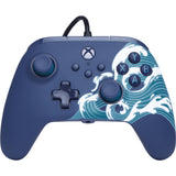 Manette Powera Advantage avec câble pour Xbox Series X|s - Water Wave (bleu azur, Xbox Series X|s, Xbox One, PC)