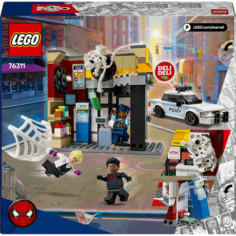 Lego super heros 76311 spider-verse : miles moraux contre la moquerie