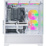 Boîtier mini tour Silverstone lucid 05 (blanc | 2x USB-A | 1x USB-C | RVB | verre trempé)