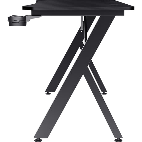 Trust gxt 712 table de jeu dynamus bureau de jeu (noir)