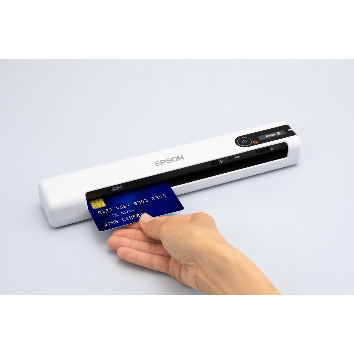 Scanner d'alimentation Epson Workforce DS-80W (gris)