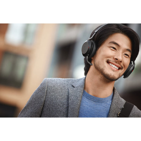 Casque supra-auriculaire Jabra move2 75 (noir, link380a, équipes Microsoft)