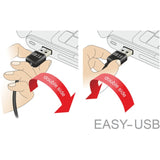 Dellock USB2.0 A 90 °> Micro-B USB