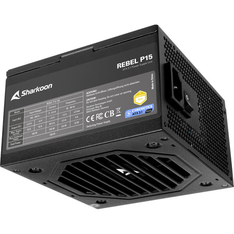 Alimentation Sharkoon rebel p15 750 watts (noir, 1x 12v-2x6, 4x pcie)