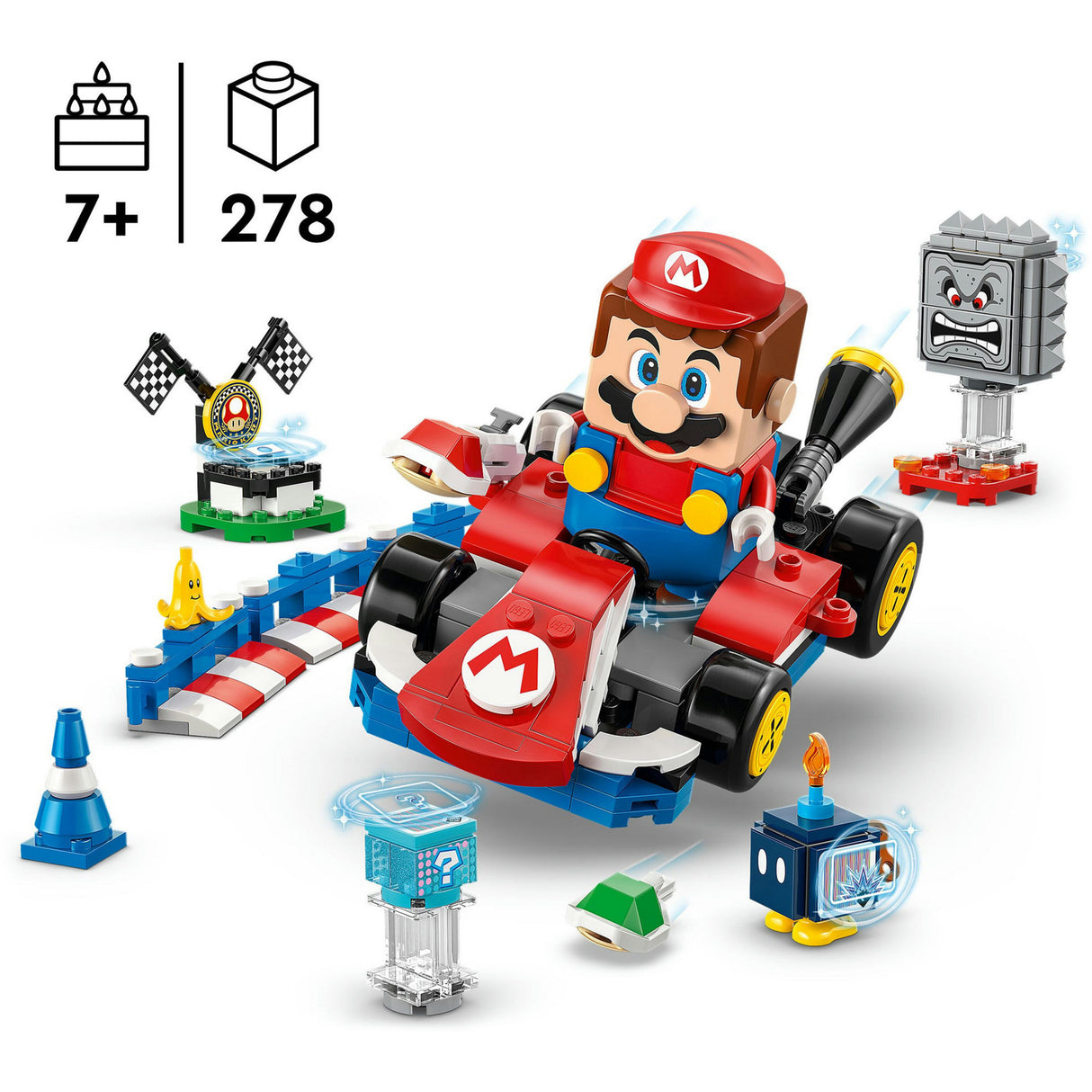 Lego super mario 72043 mario et kart standard