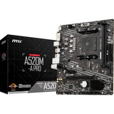 Carte mère Msi a520m-a pro socket am4 (gris noir, raid, gb-lan, son, µatx)