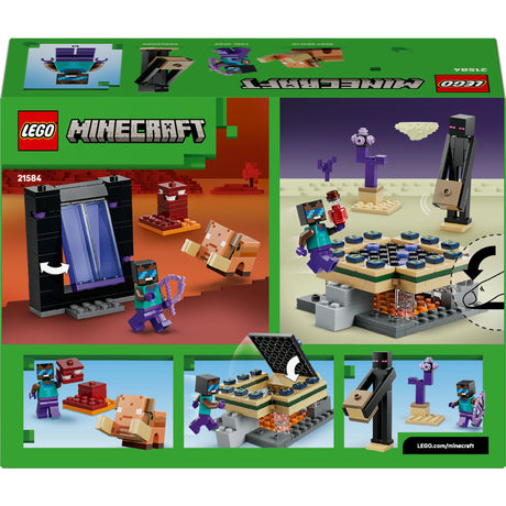 Lego minecraft 21584 voyage vers le bas et le portail final