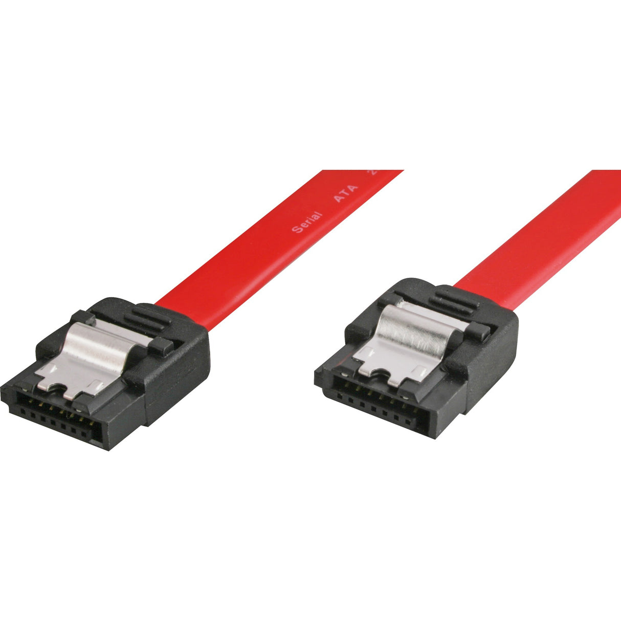 Câble Sharkoon sata ii (rouge, 0,5 mètre, 3 Go, connecteur avec pince)