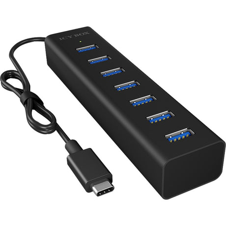Boîte glacée ib-hub1700-c3 hub usb (noir)
