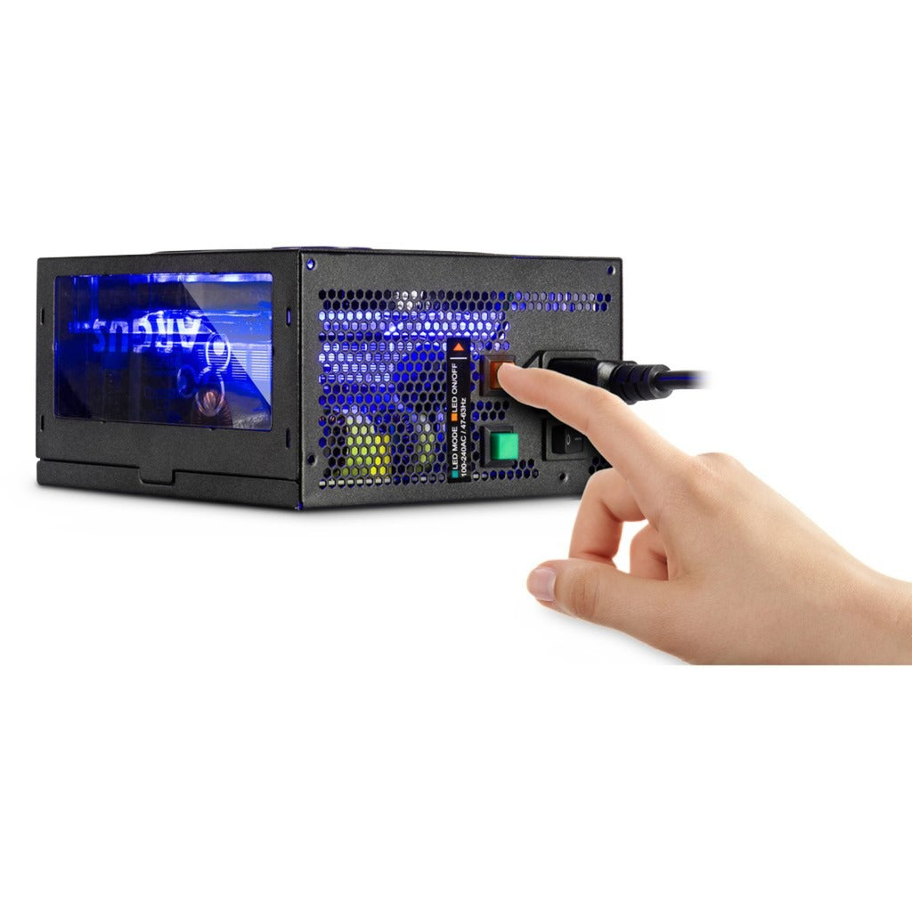 Alimentation modulaire Inter-tech Argus RGB-650W CM II 650 watts (noir, 2x PCIe)