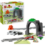 Lego Duplo Town 10425 Ensemble d'extension du tunnel ferroviaire et des rails