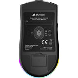 Souris de jeu Sharkoon sgm25w (noir, 12 000 dpi, LED RVB)