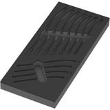 Wera 9733 insert en mousse avec jeu d'interrupteurs joker 6001 1, clé 11 pièces (gris noir)