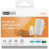 Klikaanklikuit 1066417 - gong avec bouton poussoir acdb-8000ac | 1 pièce