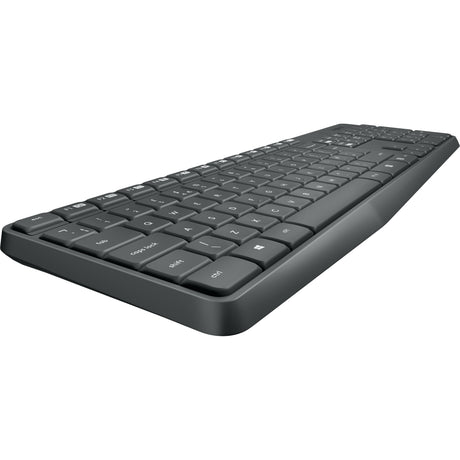 Logitech mk235 ensemble de bureau sans fil (noir, disposition américaine-internationale (qwerty))