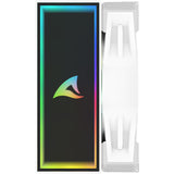 Refroidisseur de processeur Sharkoon a50 RVB (blanc, connecteur de ventilateur PWM à 4 broches)