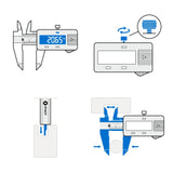 Appareil de mesure à pied à coulisse numérique Ifixit (noir)