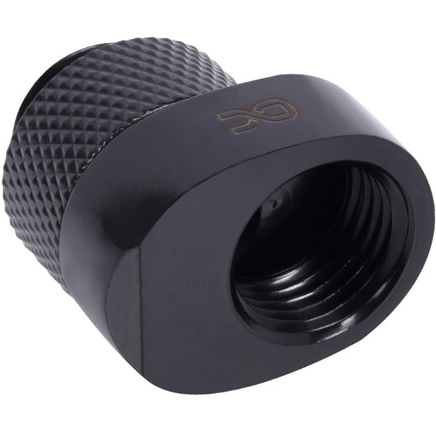 Alphacool eiszapfen 8mm pièce décalée rotative g1 4 ag à g1 4 ig connexion (noir)