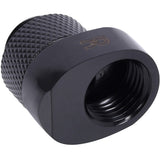 Alphacool eiszapfen 8mm pièce décalée rotative g1 4 ag à g1 4 ig connexion (noir)