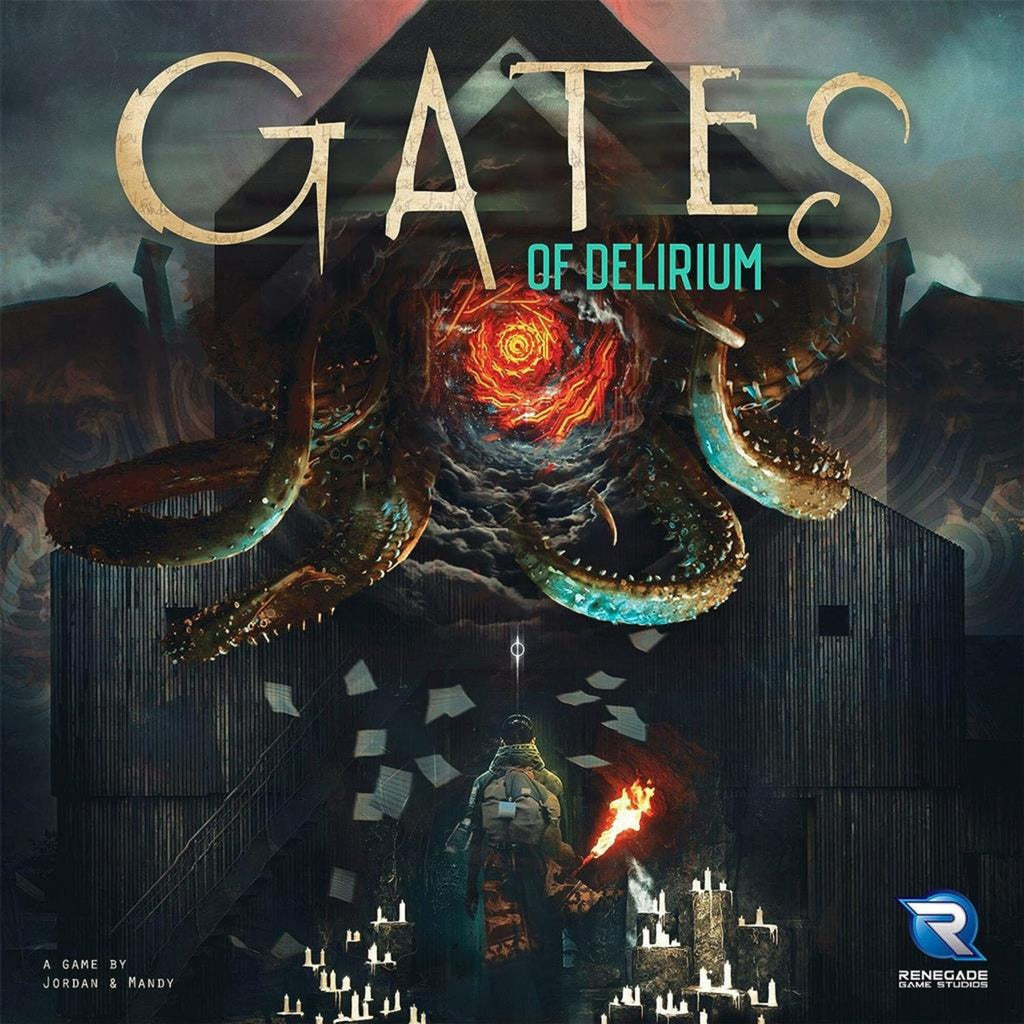 Réseau de joueurs européens Gates of Delirium, jeu de société (anglais, 2 à 4 joueurs, 45 minutes, à partir de 14 ans)