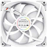 Ventilateur de boîtier Montech rx140 pwm rgb (blanc, 140 x 25 x 140 mm, argb 3 broches)