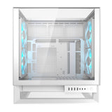 Boîtier tour midi Cougar omnix (blanc | 4x USB-A | 2x USB-C | verre trempé)