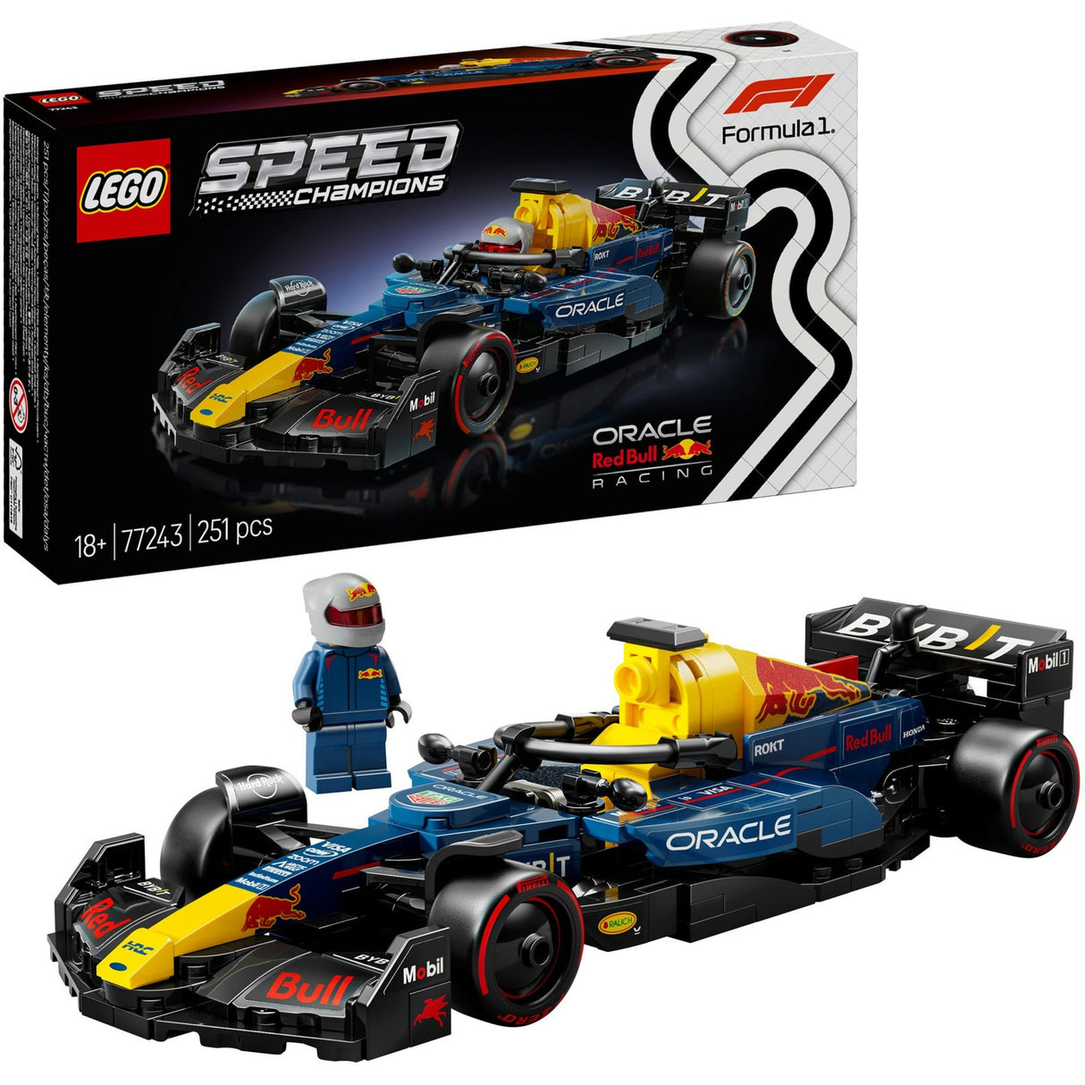 Lego Speed Champions 77243 La voiture de course Oracle Red Bull Racing RB20 F1