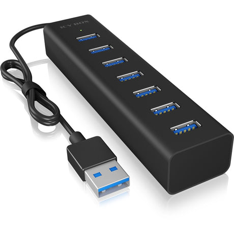 Boîte glacée ib-hub1700-u3 hub usb (noir)